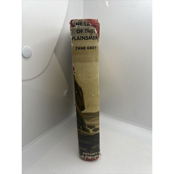 Vintage 1936 THE LAST OF THE PLAINSMEN by Zane Grey IN DUST JACKET Hardcover - Picture 2 of 8